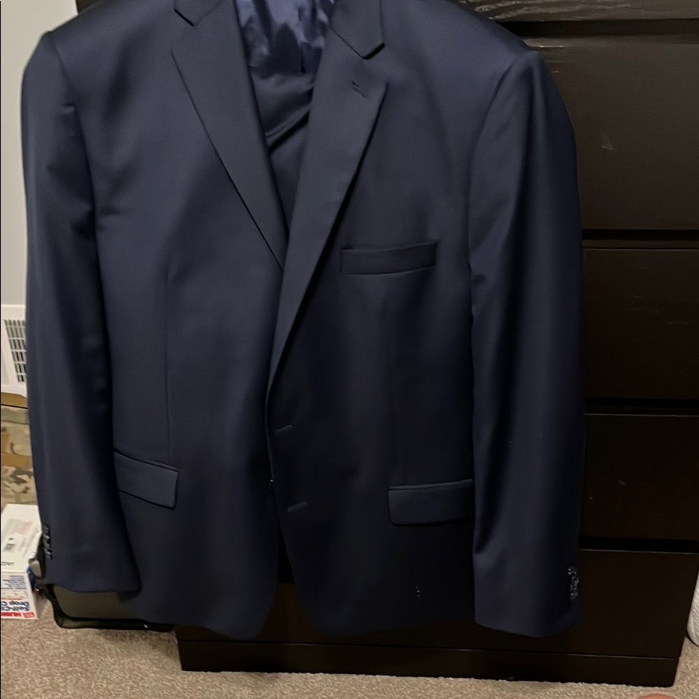 Michael Kors Midnight Blue Suit 52R (pants 46)